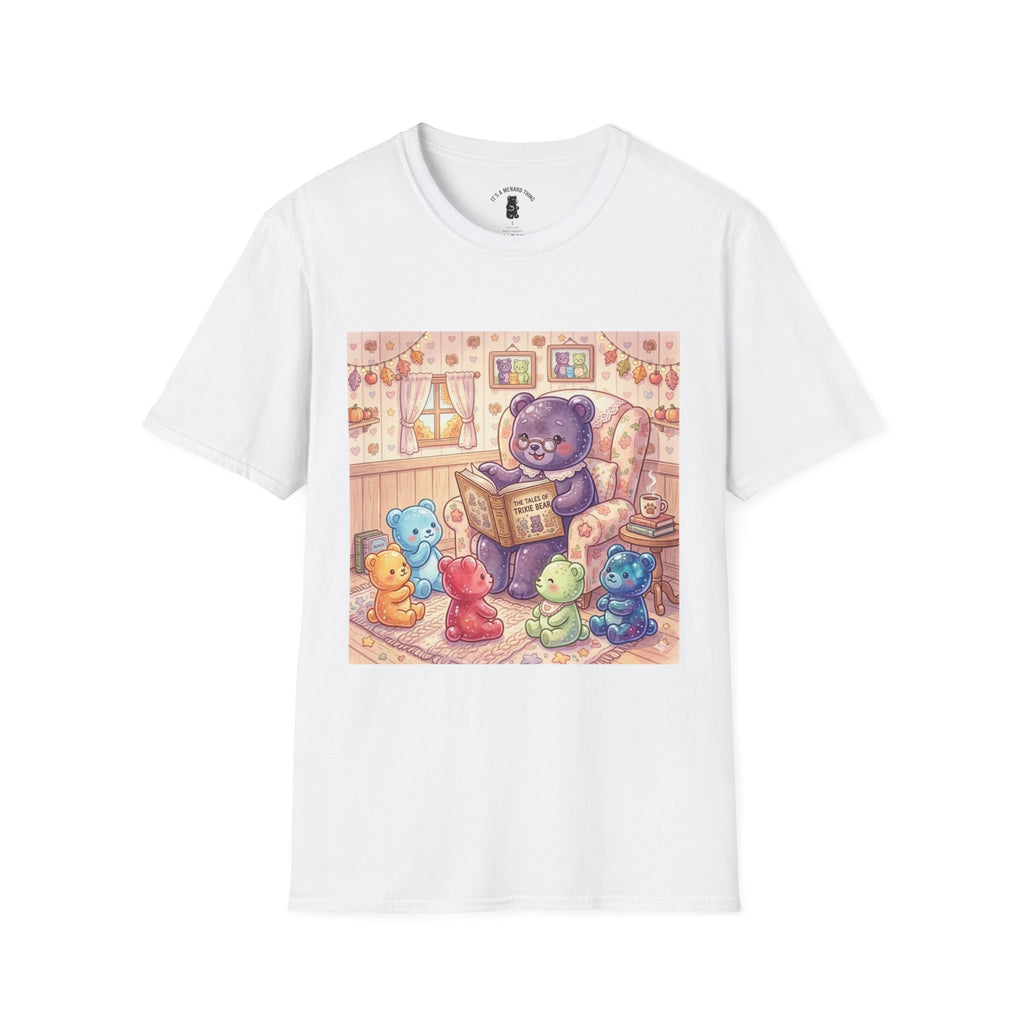 Nana Gummy Story Time, Gooey Gummy Friends- Kawaii Graphic T-Shirt