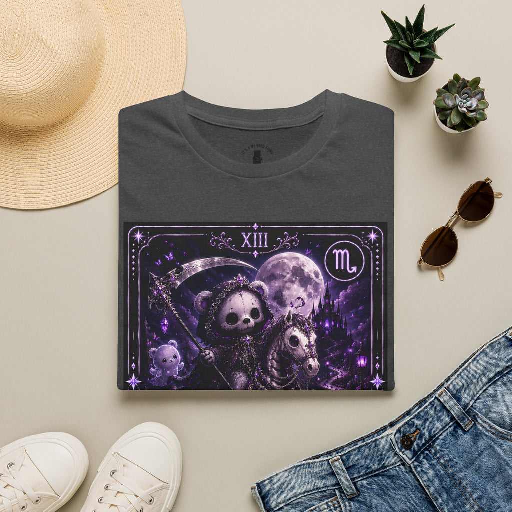 Death Tarot Gothic Skeleton Oozy Bear Special Addition- Graphic Shirt
