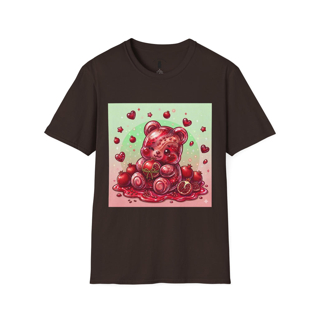 Pomegrante Red Gooey Gummy Bear — Cute Graphic Tee