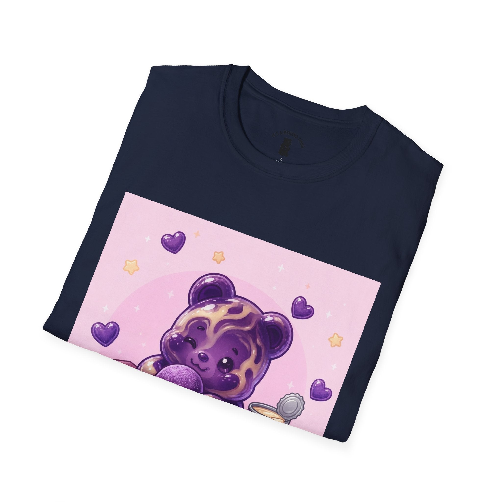 Ube & Condensed Milke Purple Gooey Gummy Bear — Kawaii Graphic Tee