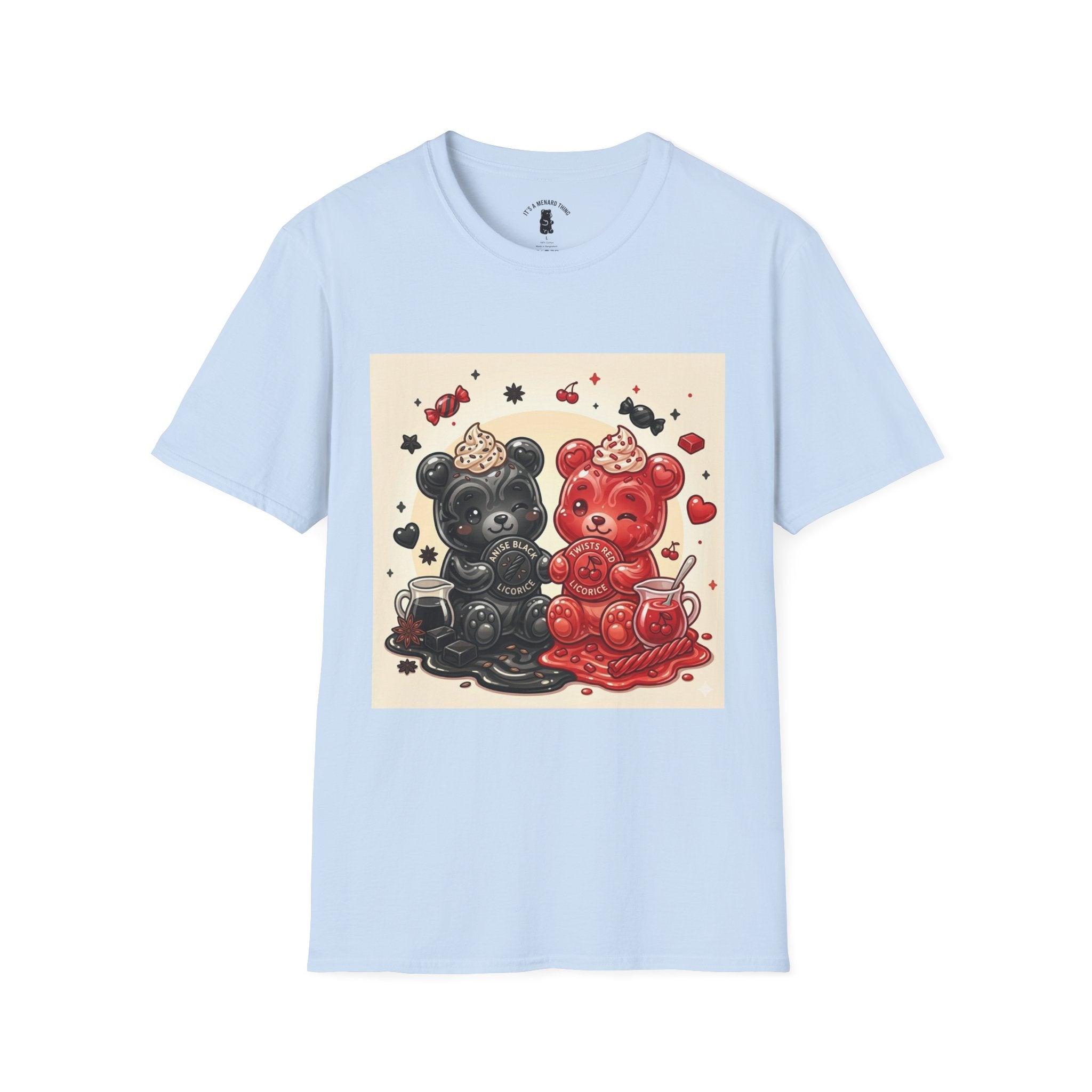 Licorice Twins, Gooey Gummy bears — Kawaii Graphic T-Shirt