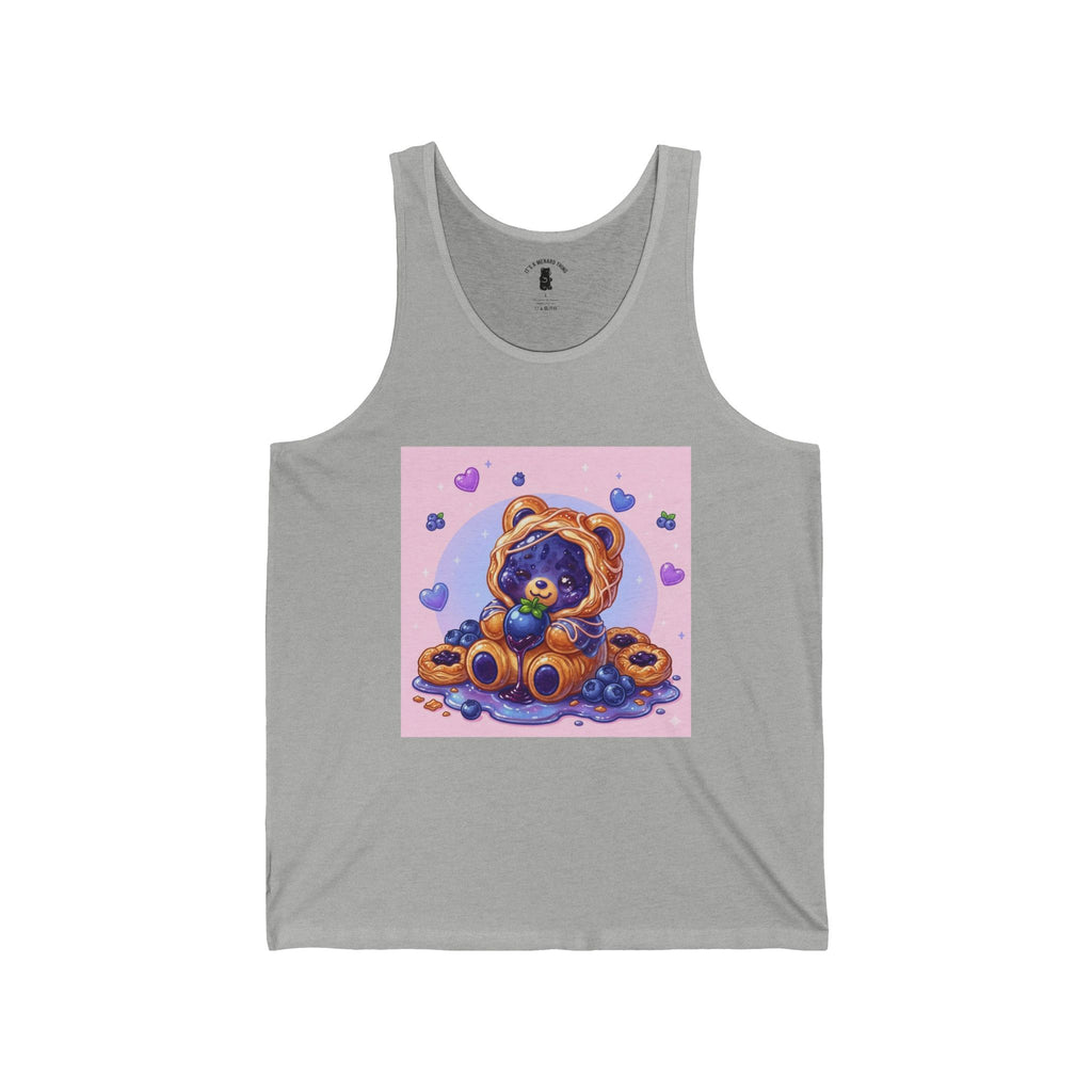 Blueberry Danish, Special Puff Pastry PJ Gooey Gummy Bear— Kawaii Graphic Tank Top