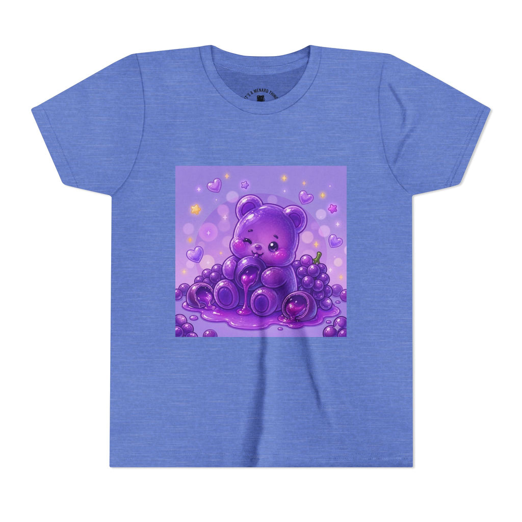 Gooey Grape Gummy Bear Cute Kids Shirt