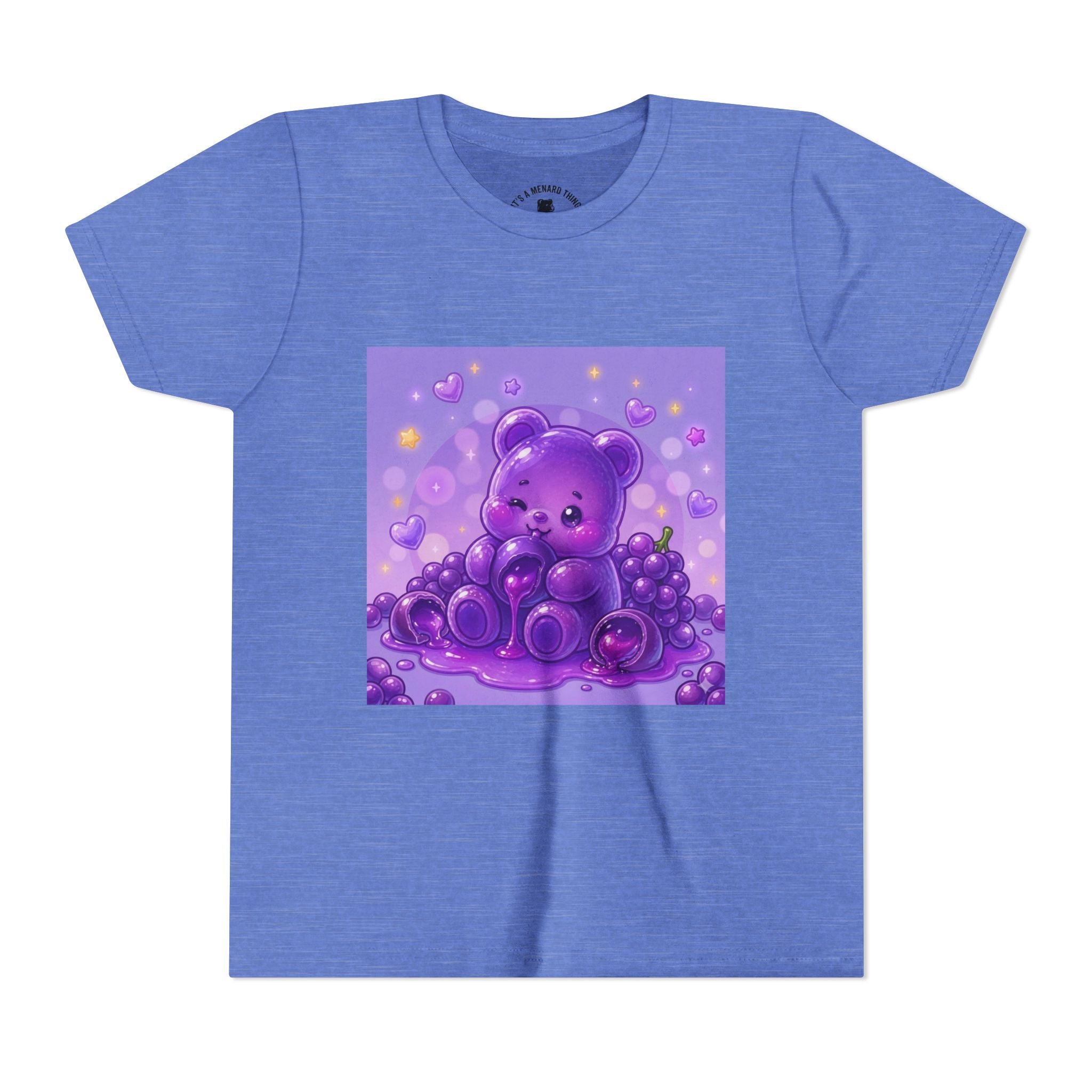 Gooey Grape Gummy Bear Cute Kids Shirt
