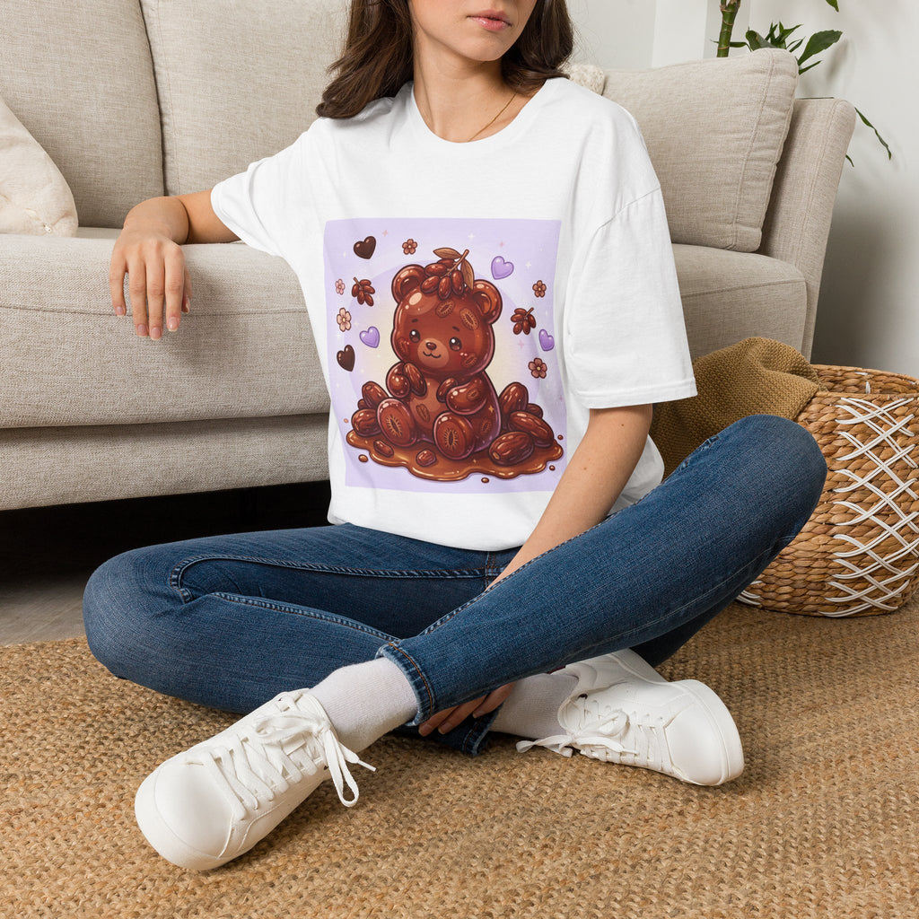 Yummy Picked Ripe Dates, Oozy Gummy Bear Friend — Kawaii Graphic Shirt