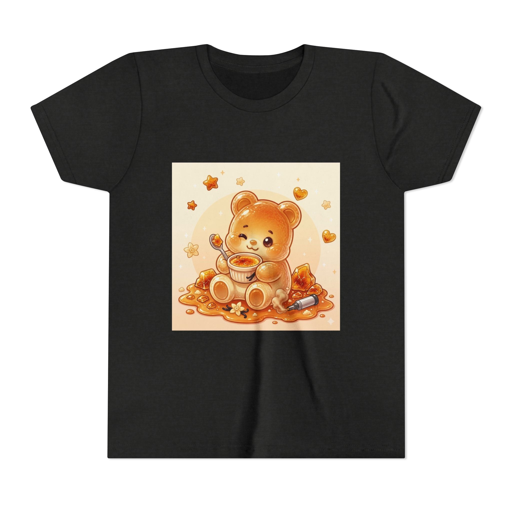 Cream Brulé Crunch Gooey Gummy Bear Graphic Youth Shirt