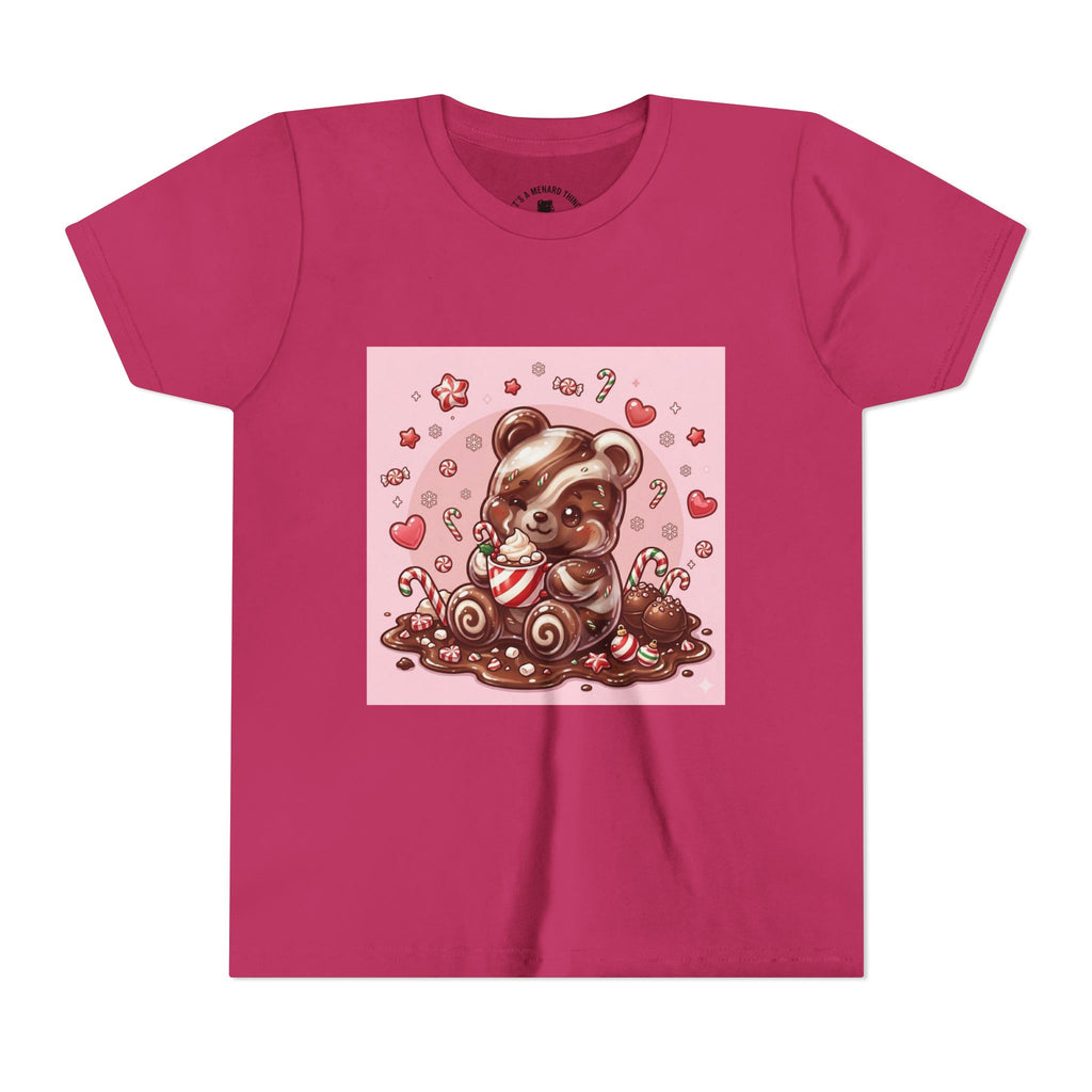 Cute Hot Chocolate Gooey Gummy Bear Holiday Kids Shirt