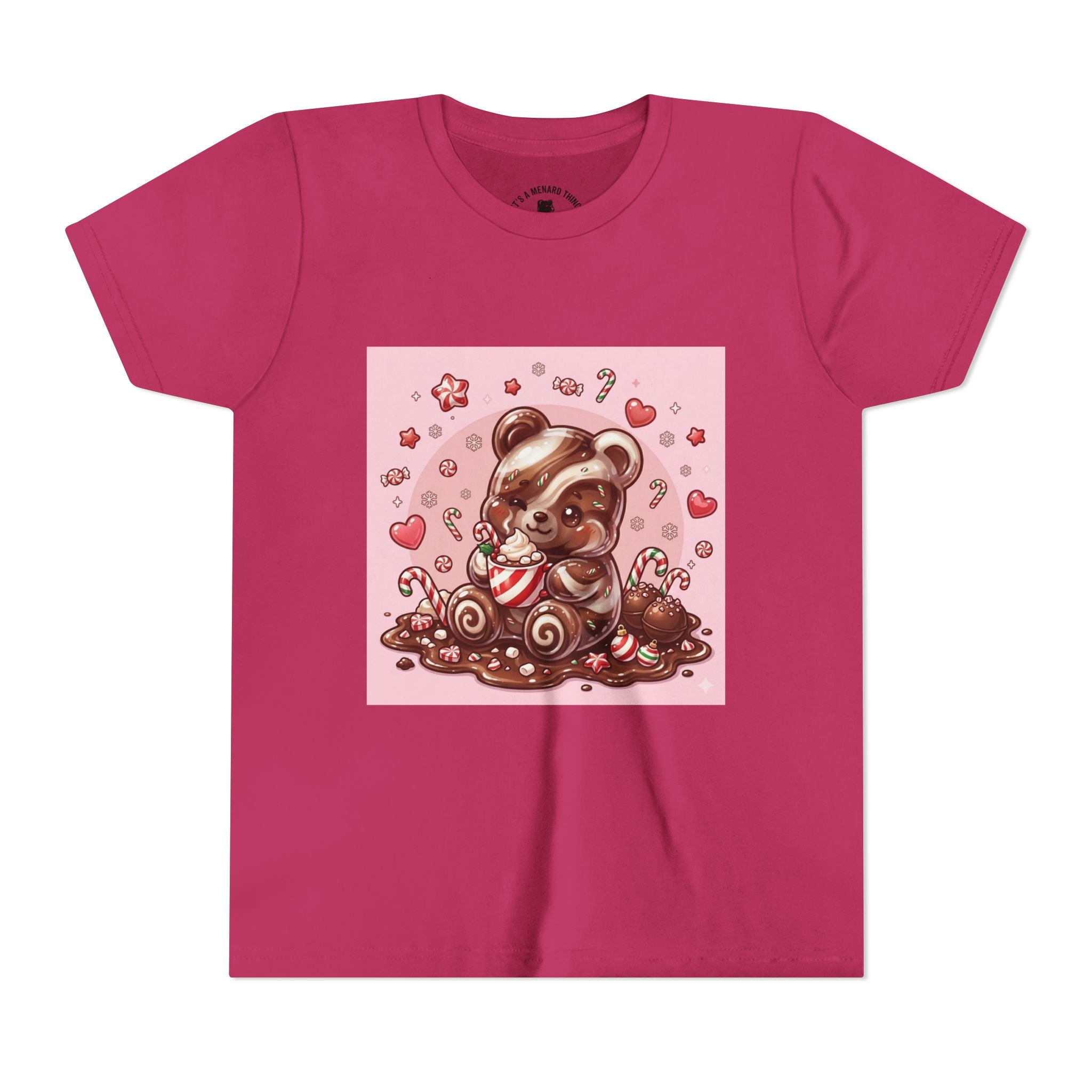 Cute Hot Chocolate Gooey Gummy Bear Holiday Kids Shirt