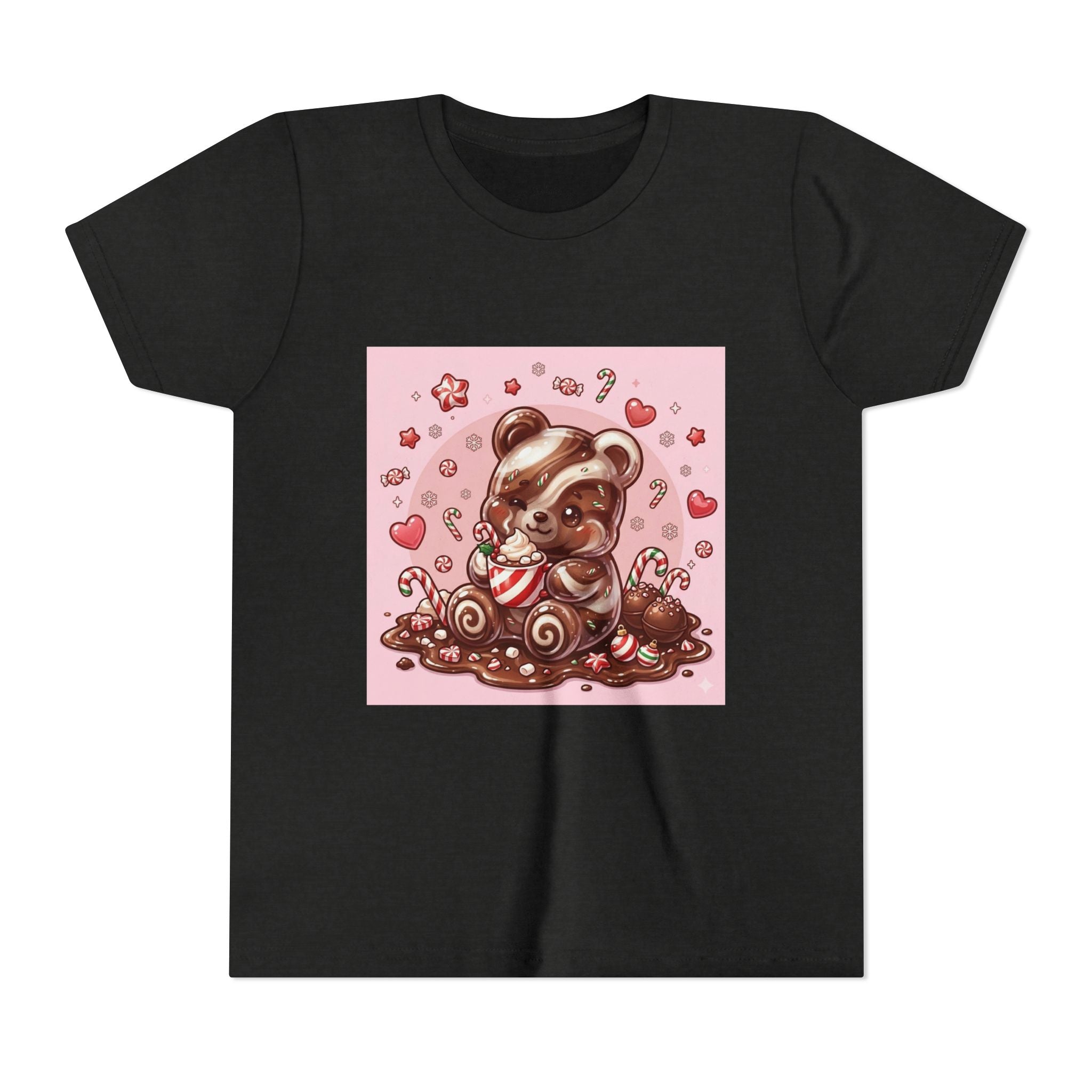 Cute Hot Chocolate Gooey Gummy Bear Holiday Kids Shirt