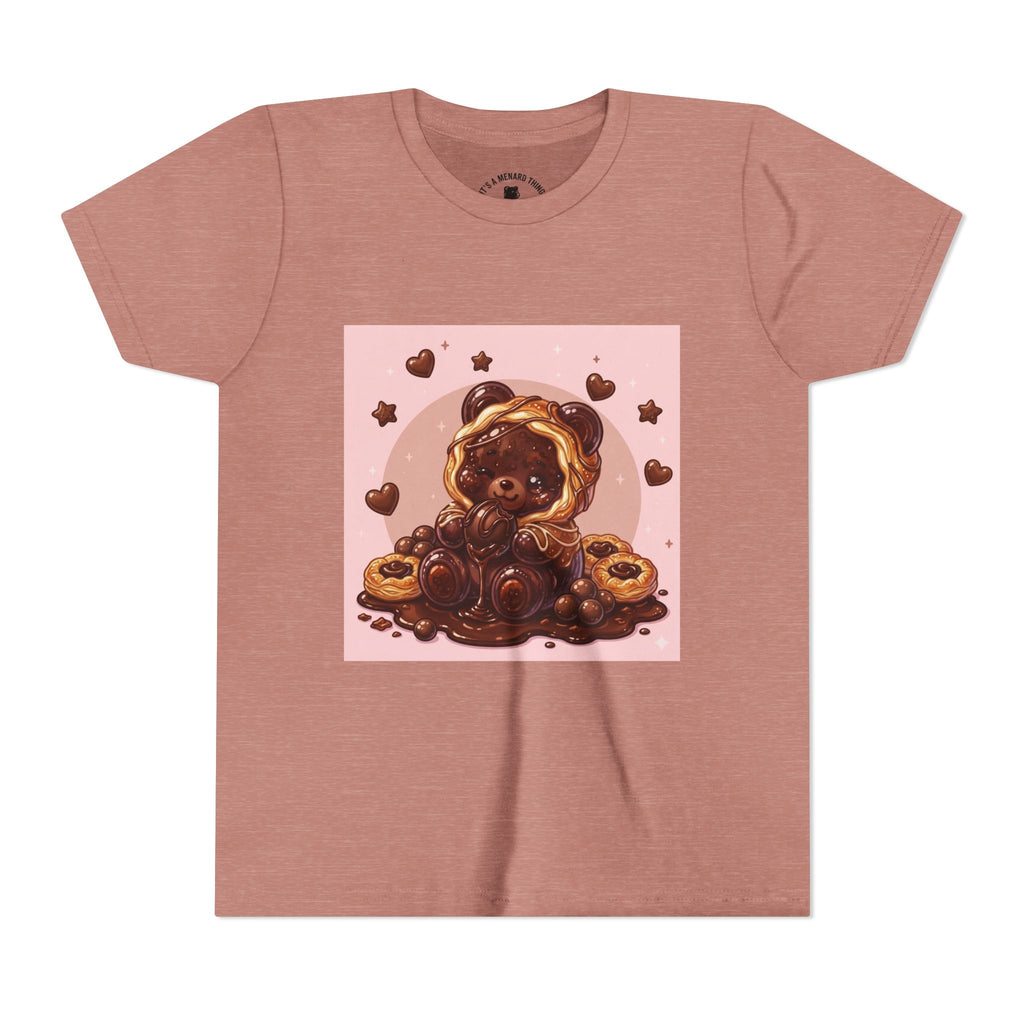 Chocolate Danish Gooey Gummy Bear Cute Kids Shirt