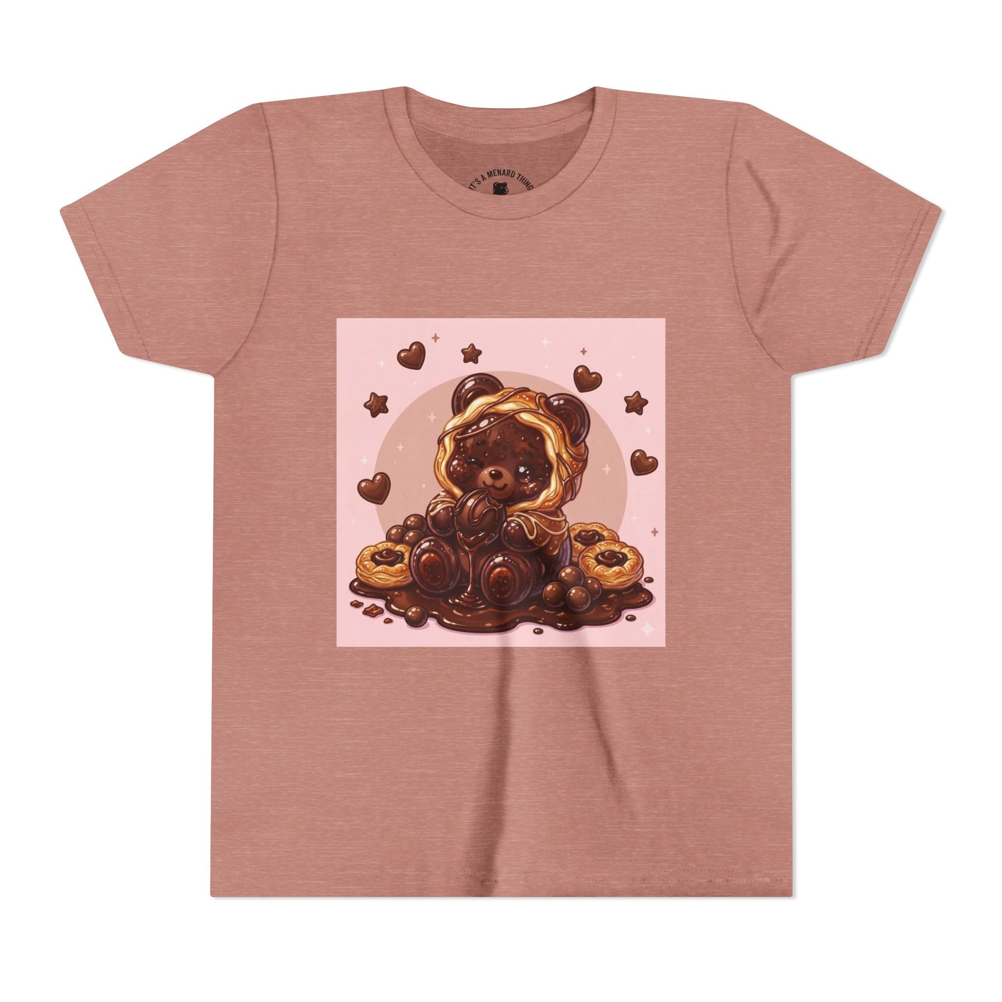 Chocolate Danish Gooey Gummy Bear Cute Kids Shirt