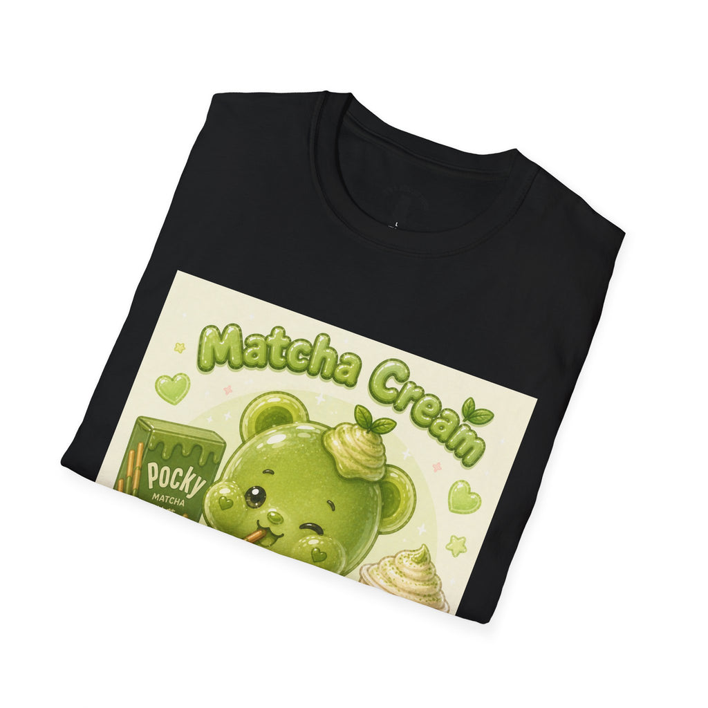 Matcha Cream Gooey Gummy Bear — Cute Green Tea Kawaii Graphic Tee