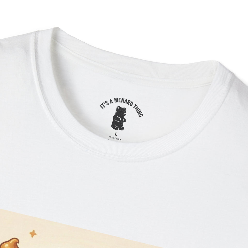 Butterscotch Drizzle Gooey Gummy Bear — Kawaii Graphic T-Shirt