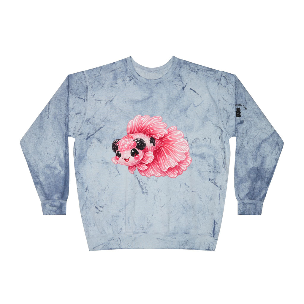 Pink Betta Fish Special Addition graphic Sweatshirt
