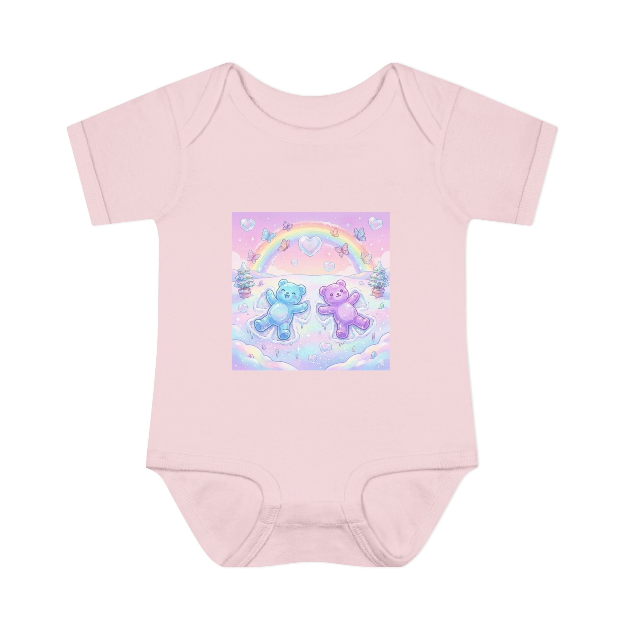 Twin Snow Angel Gooey Gummy Bears Infant Bodysuit — Cute Baby Onesie