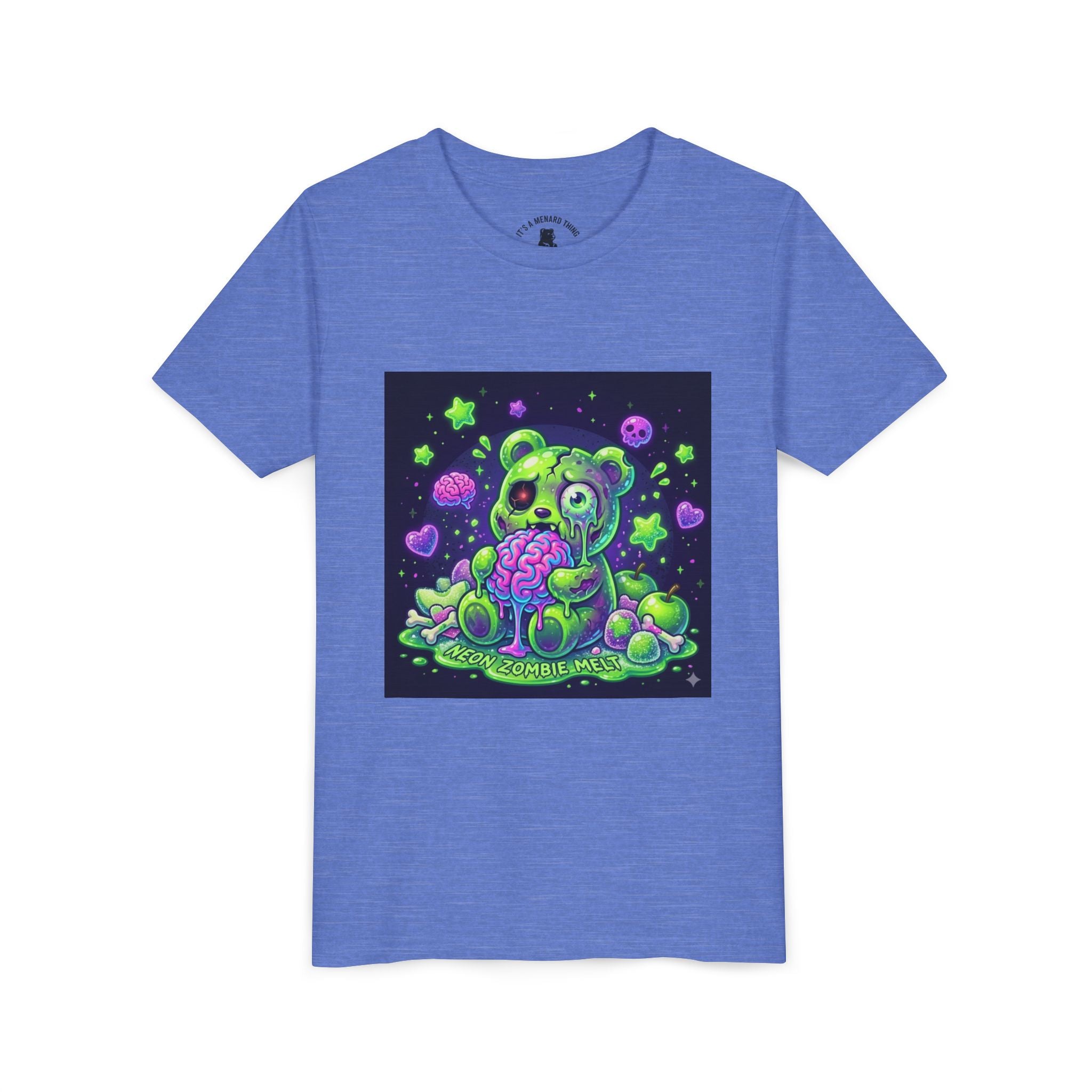 Neon Zombie Gooey Gummy Bear Graphic Tee
