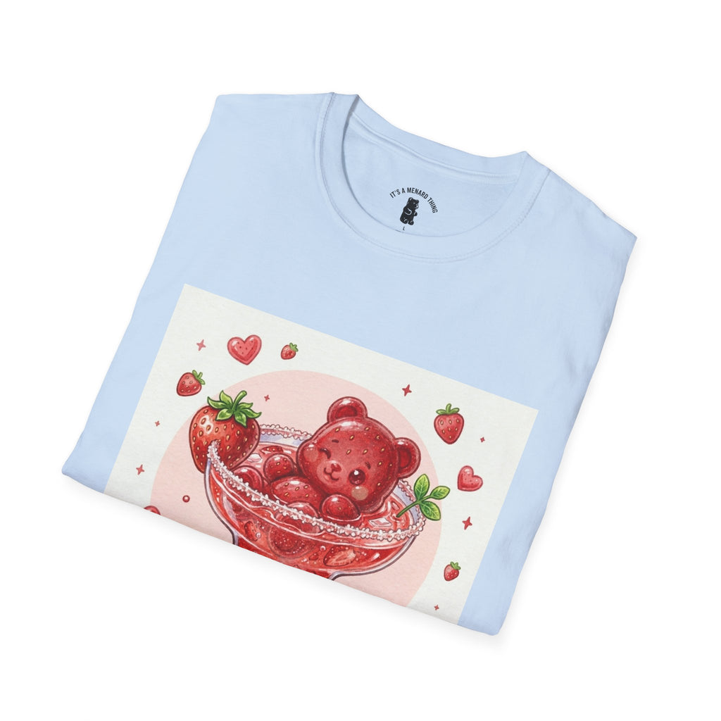 Strawberry Daiquiri Icey, Boozy Gooey Gummy Bears- Kawaii Graphic T-Shirt