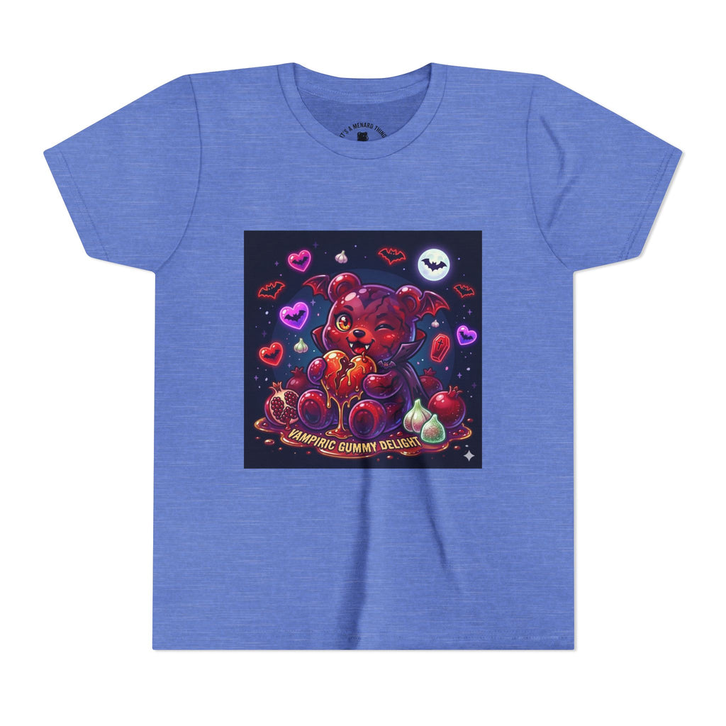 Halloween Vampire Gooey Gummy Bear - Cute Goth Heart Graphic Shirt