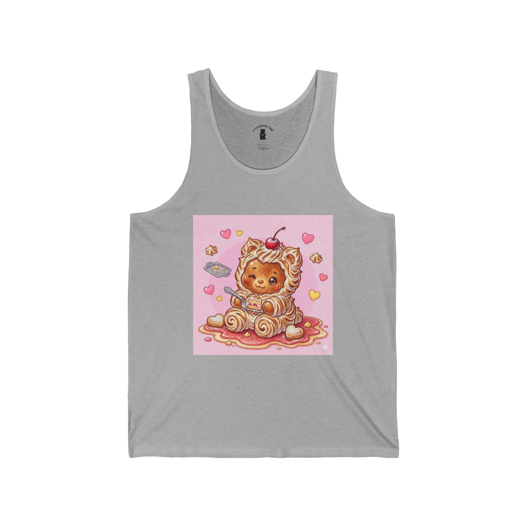 Baked Alaska, Special Gooey Gummy Bear in Whipped PJs — Cute Graphic Tank Top