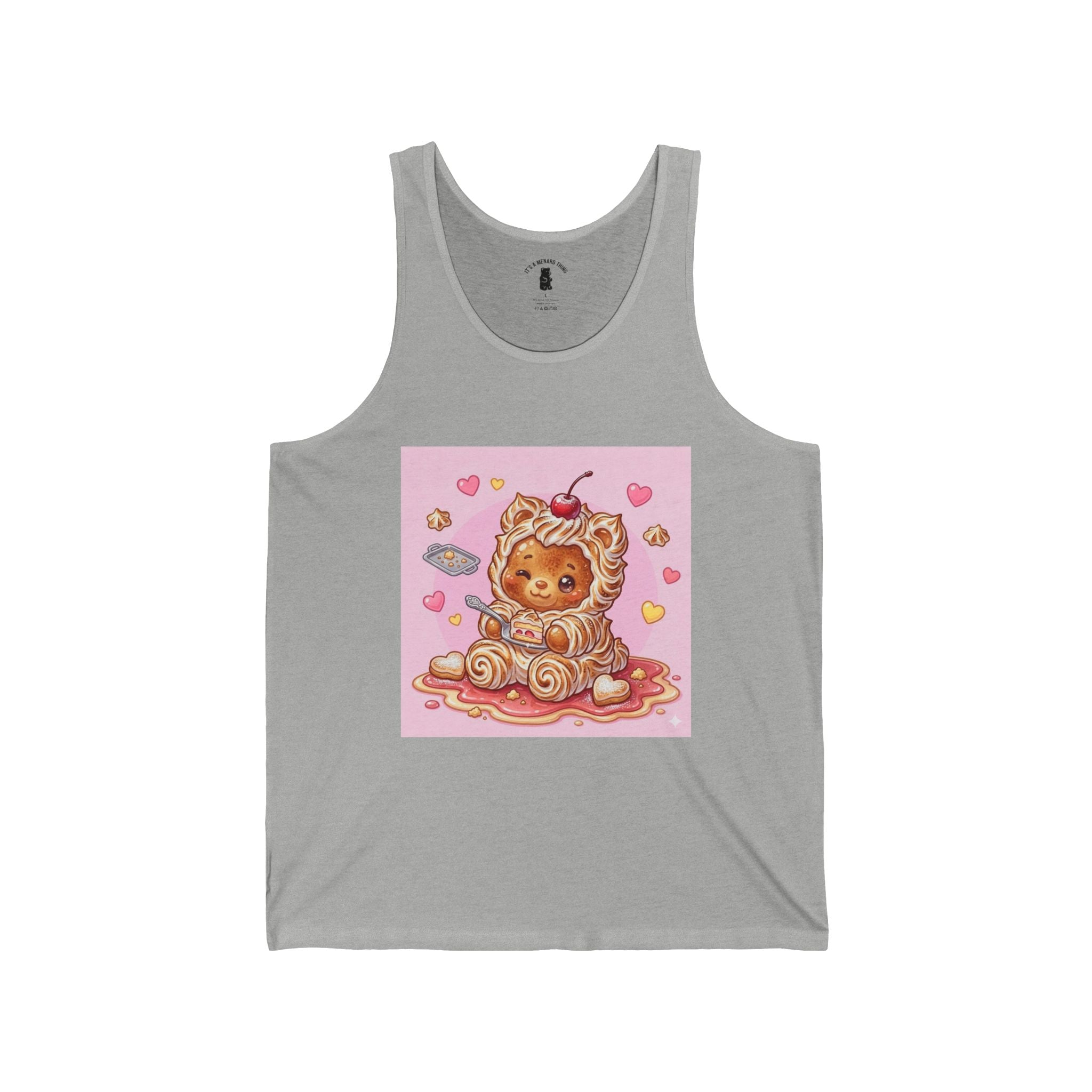 Baked Alaska, Special Gooey Gummy Bear in Whipped PJs — Cute Graphic Tank Top