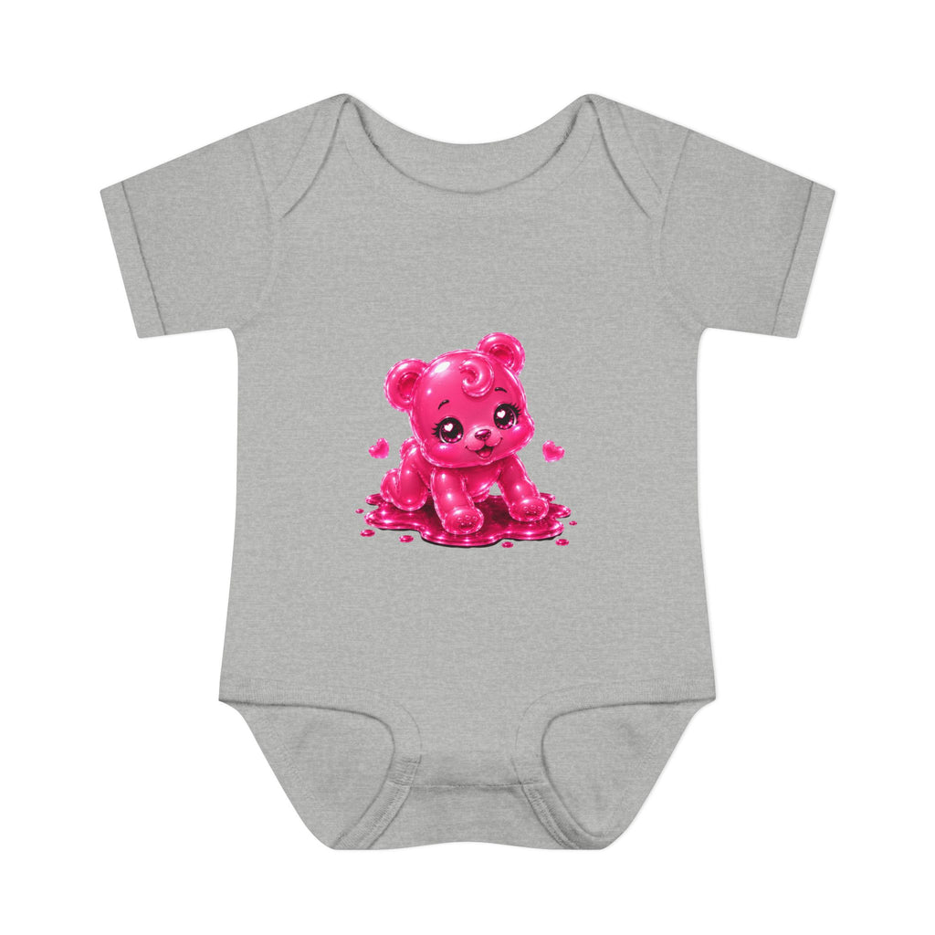 Pink Gummy Bear Infant Bodysuit - Cute Baby Shower Gift