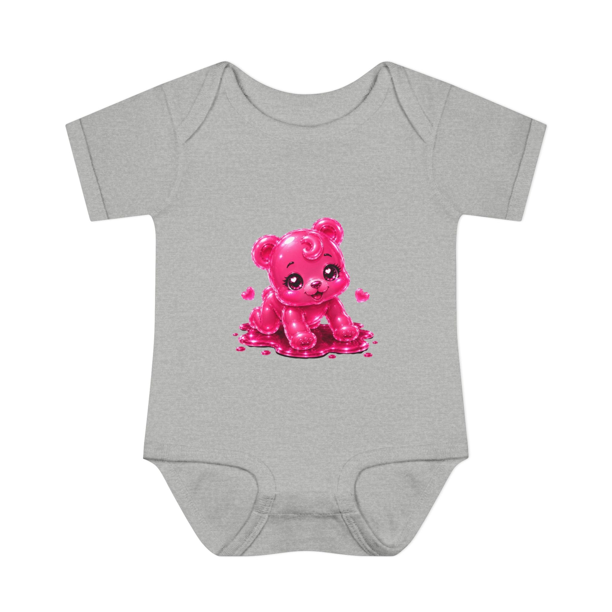 Pink Gummy Bear Infant Bodysuit - Cute Baby Shower Gift
