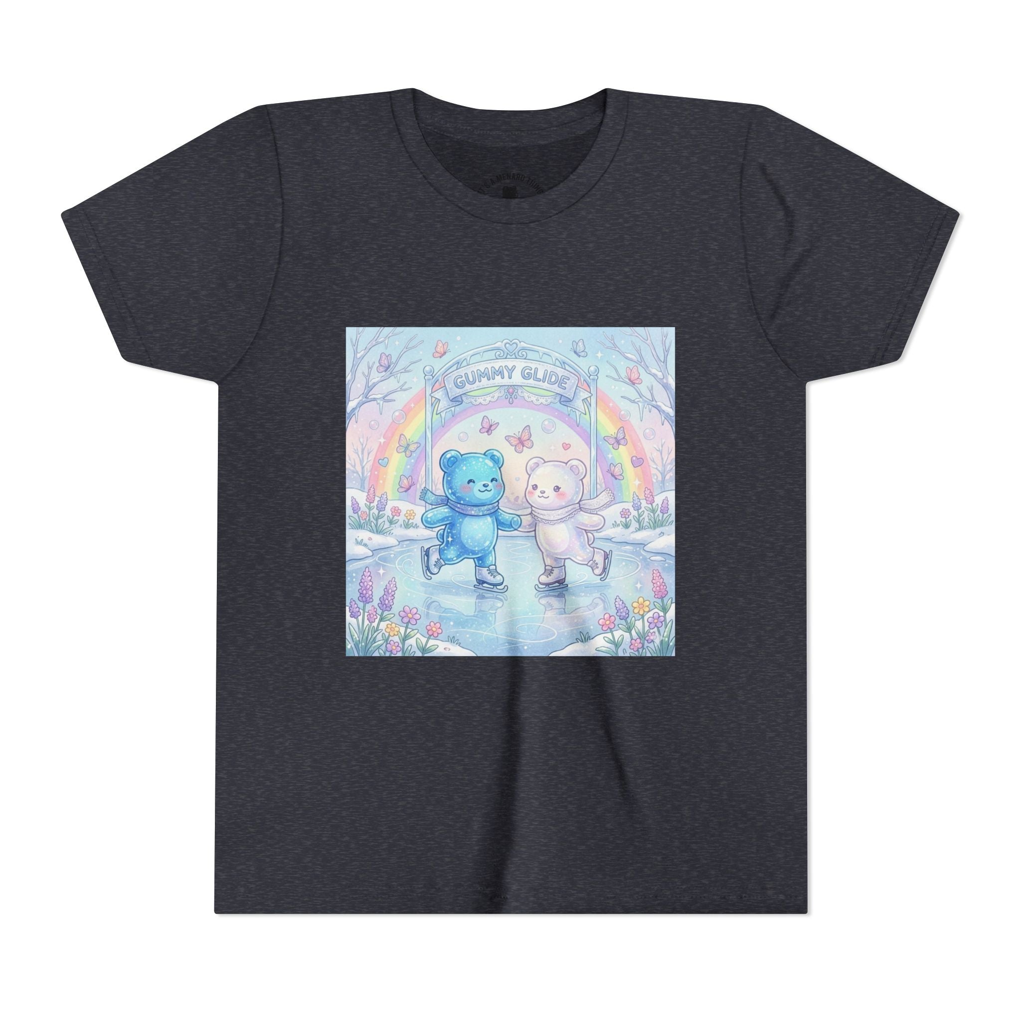 Ice Skating Gooey Gummy Bears- Youth T-Shirt