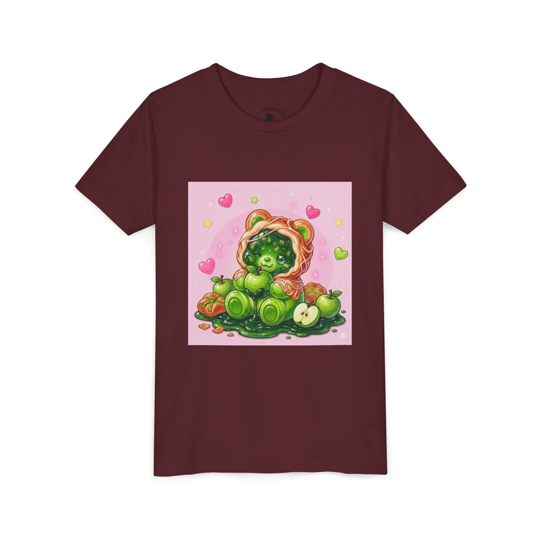 Cute Green Apple Gooey Gummy Danish Bear