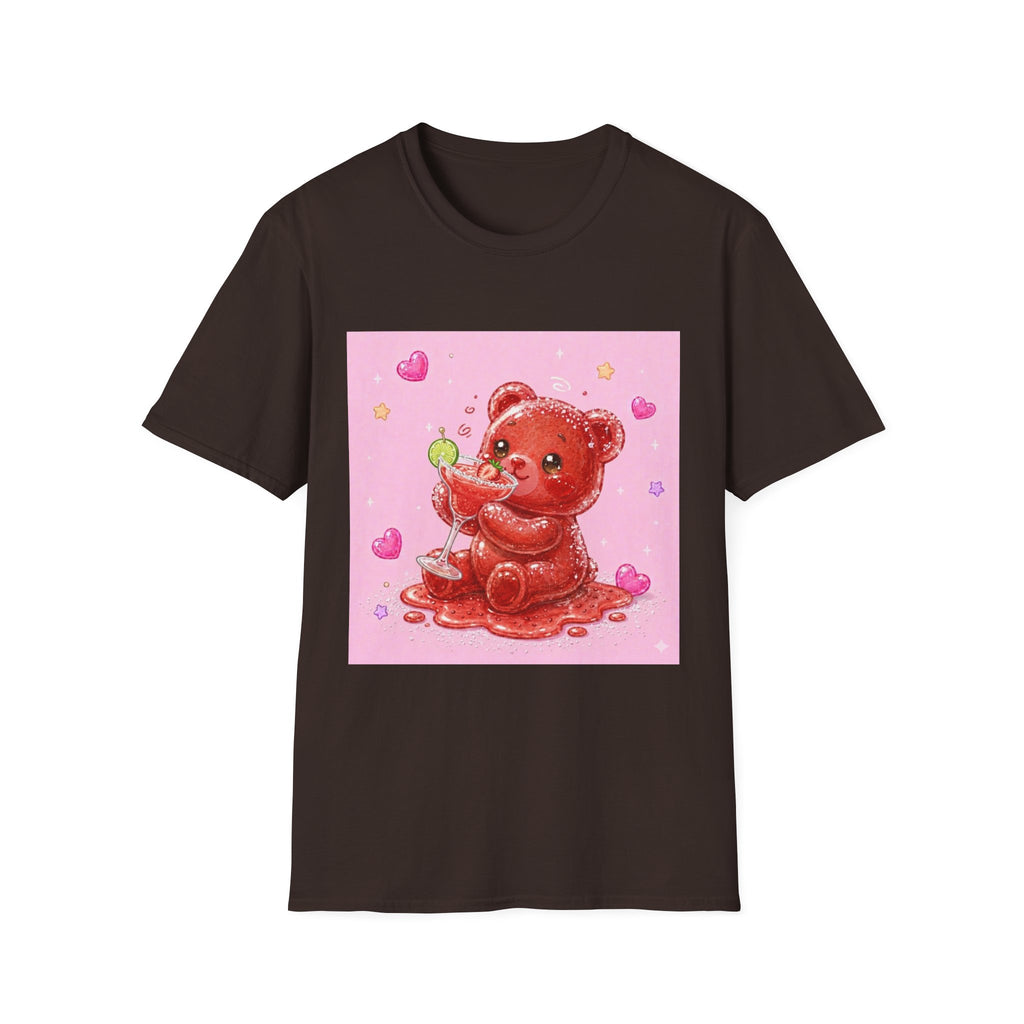 Yummy Strawberry Daiquiri, Red Oozy Boozy Gummy Drinking Pal- Graphic Shirt