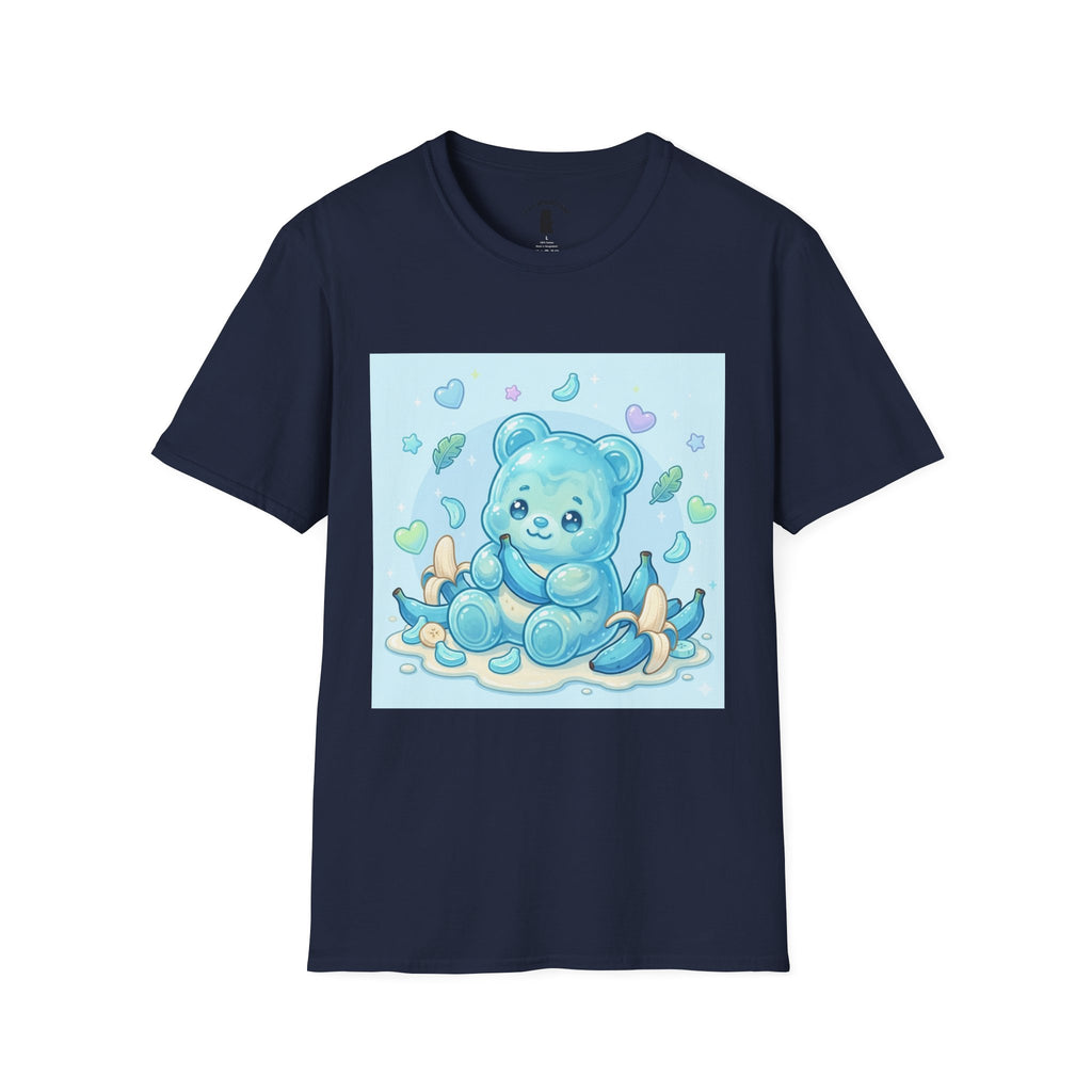Exotic Blue Java Banana Baby Oozy Bear Friend- Kawaii Graphic Shirt