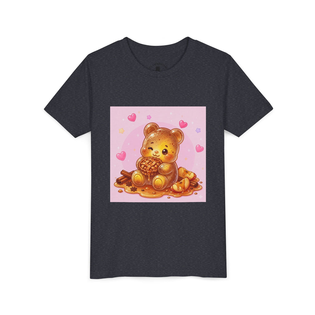 Warm Apple Cinnamon Pie Gooey Gummy Bear Hearts Youth Tee