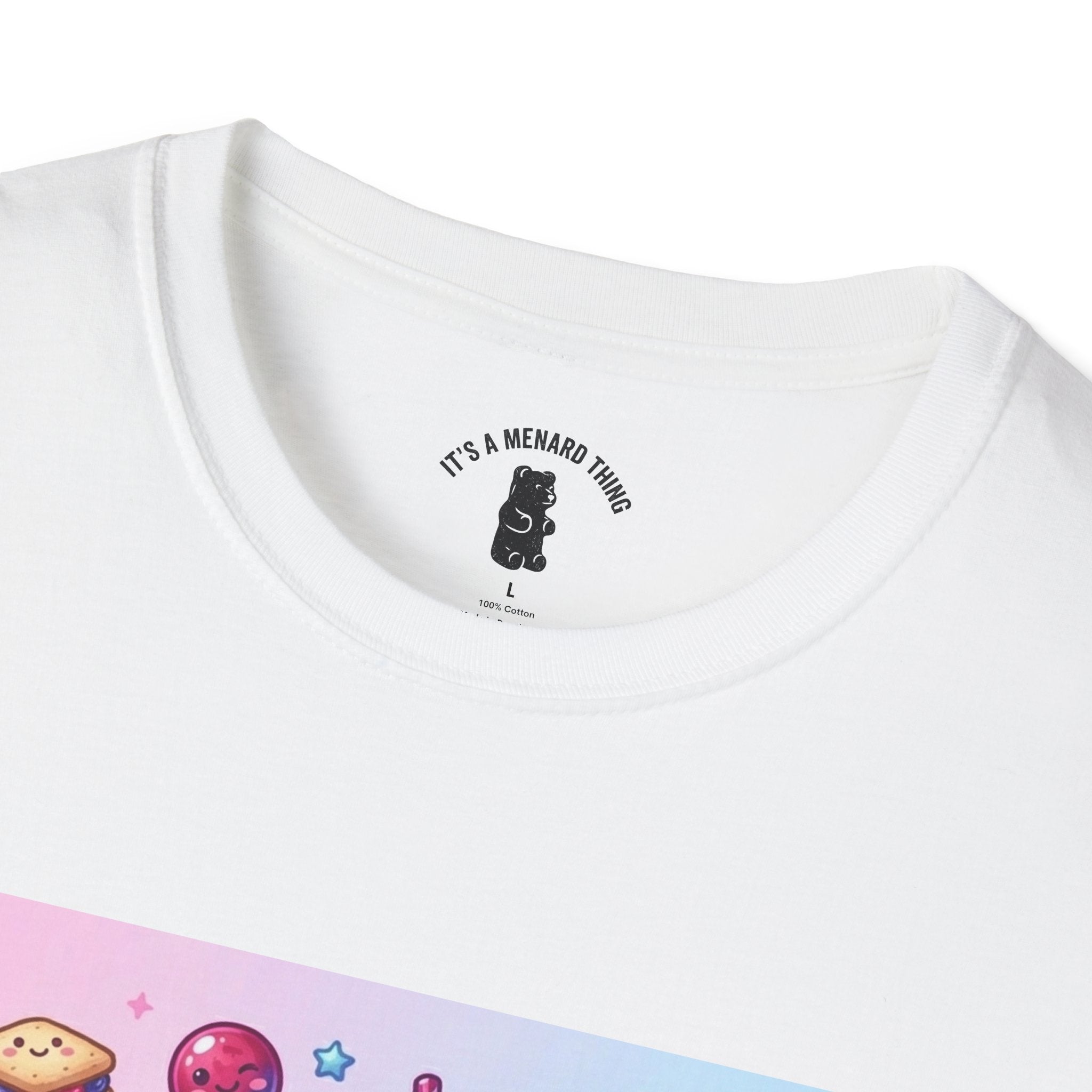 Hibiscus and Mixed Berry Jam, Exotic fruit Flower Gooey Gummy — Kawaii Illustrated T-Shirt
