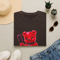 Crimson Red Oozy Bear Gummy Freak with Spank Paddle- Graphic Shirt (Adult Only!)