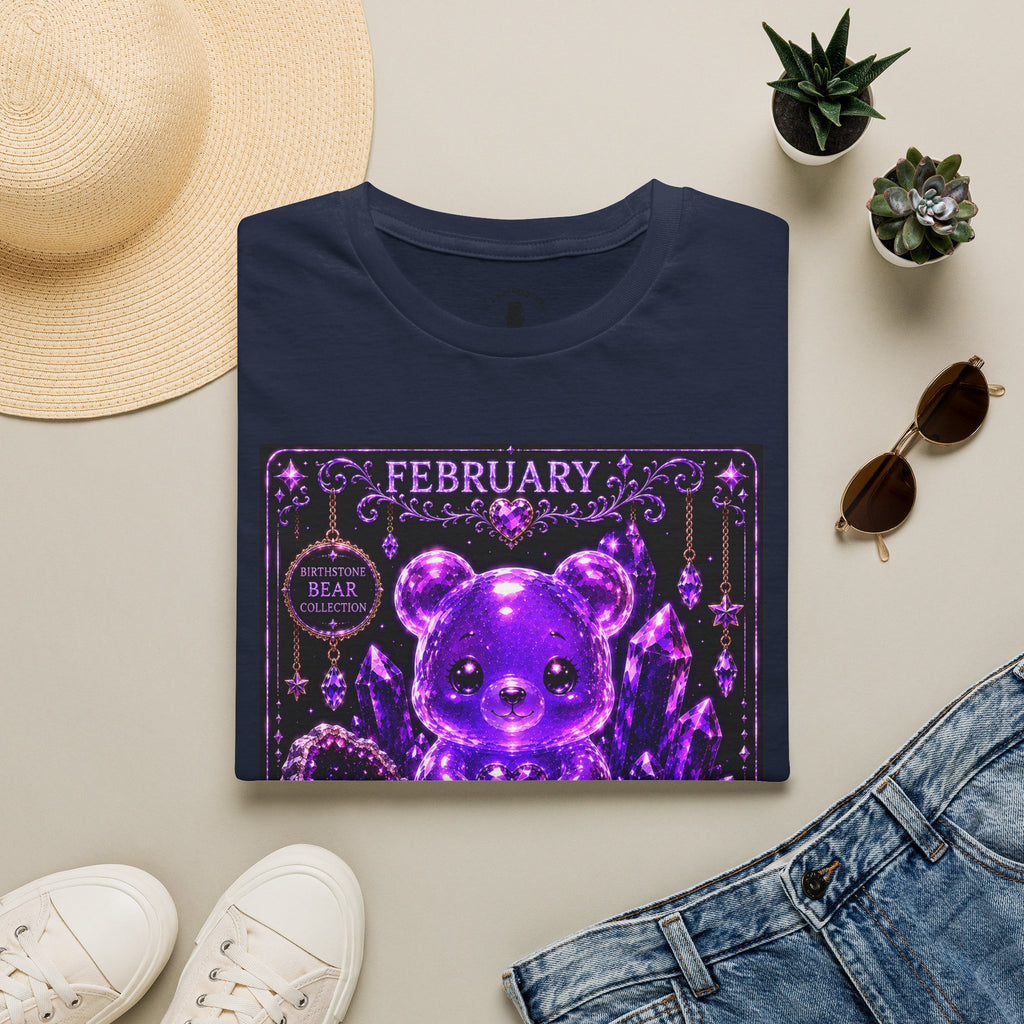 February, Amethyst Birthstone Oozy Bear Friend Special Addition- Graphic