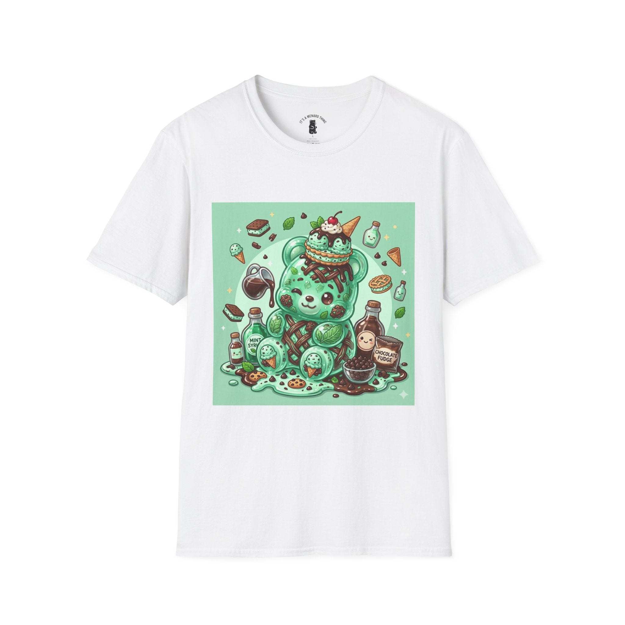 Mint Chip Ice Cream, Exotic Gooey Gummy Bear — Kawaii Graphic Tee