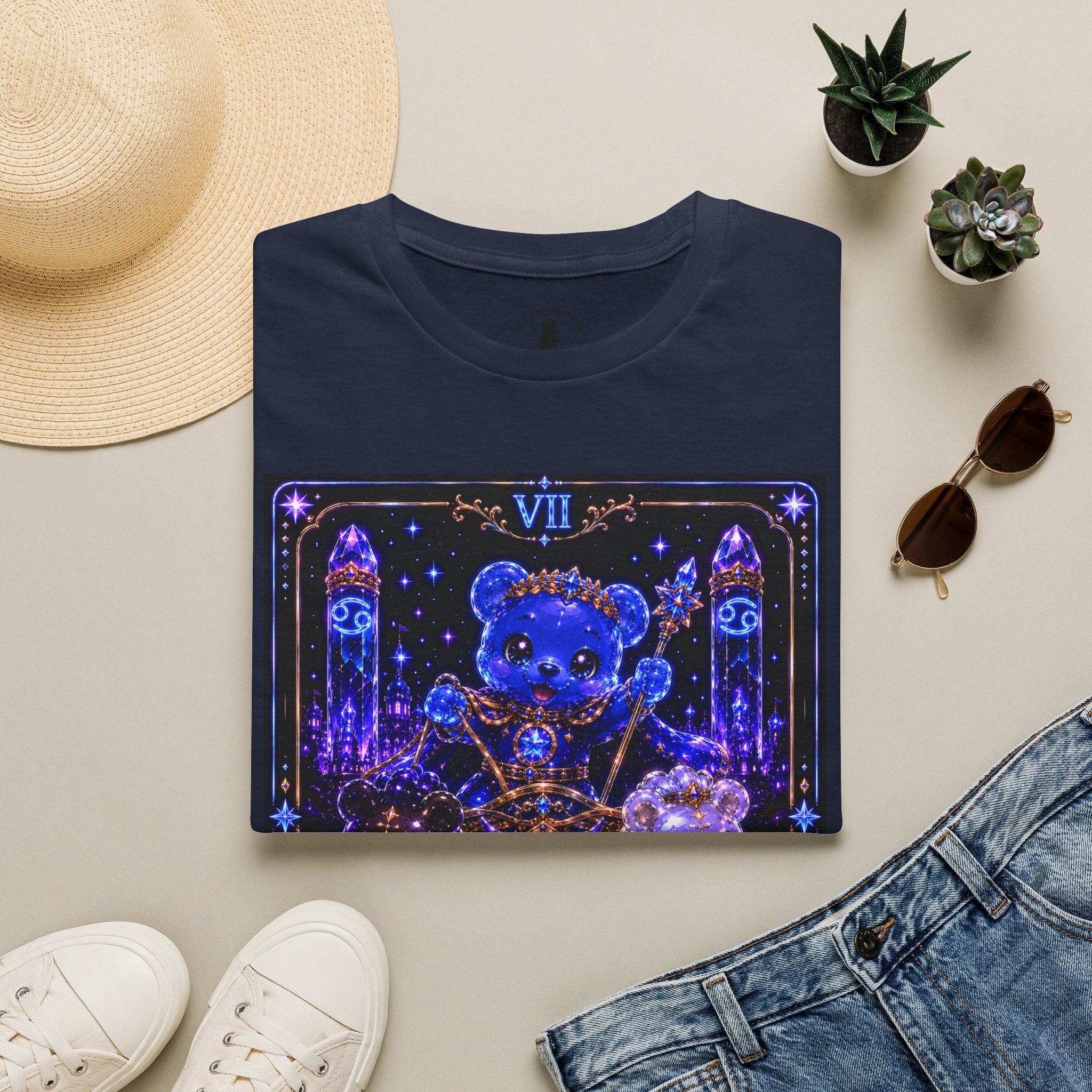 The Chariot Tarot Cosmic Oozy Bear Friend Special Addition- Graphic Shirt