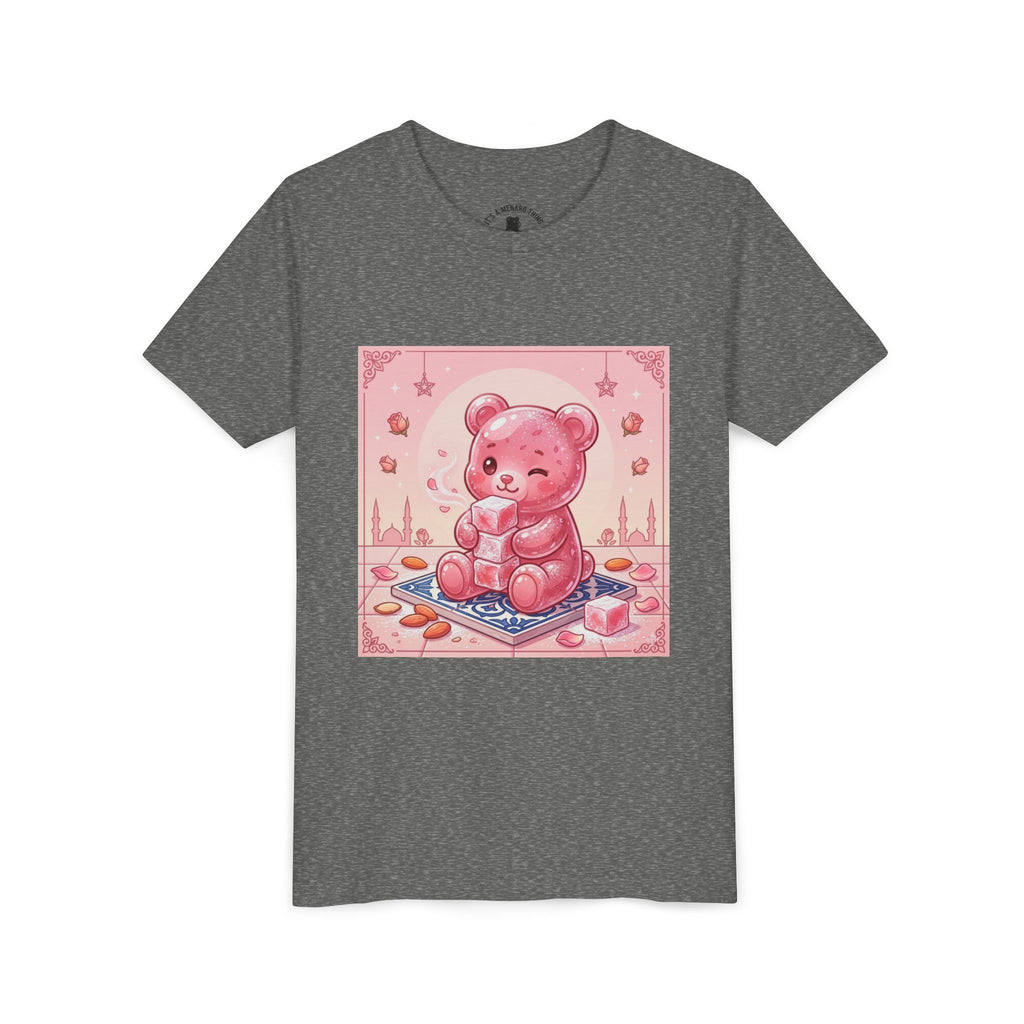 Turkish Delight Rose Water Gooey Gummy Bear- Illustration Youth T-Shirt