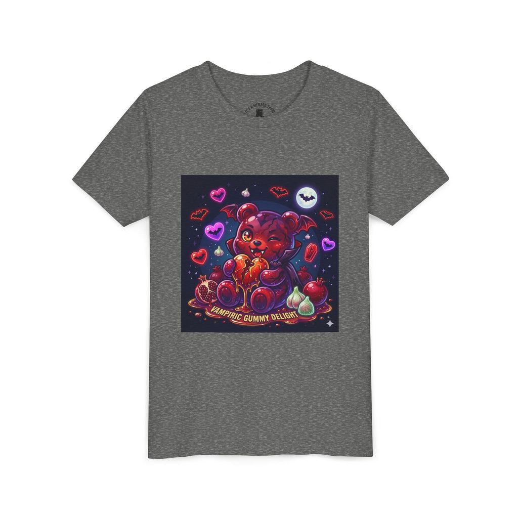 Halloween Vampire Gooey Gummy Bear - Cute Goth Heart Graphic Shirt