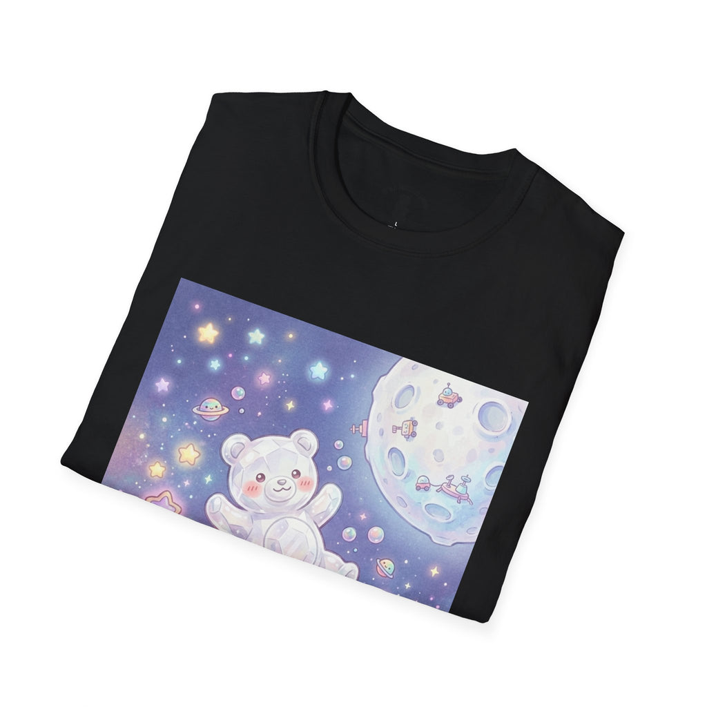 Float Me To The Moon, Crytal White Gooey Gummy Bear — Pastel Graphic T-Shirt