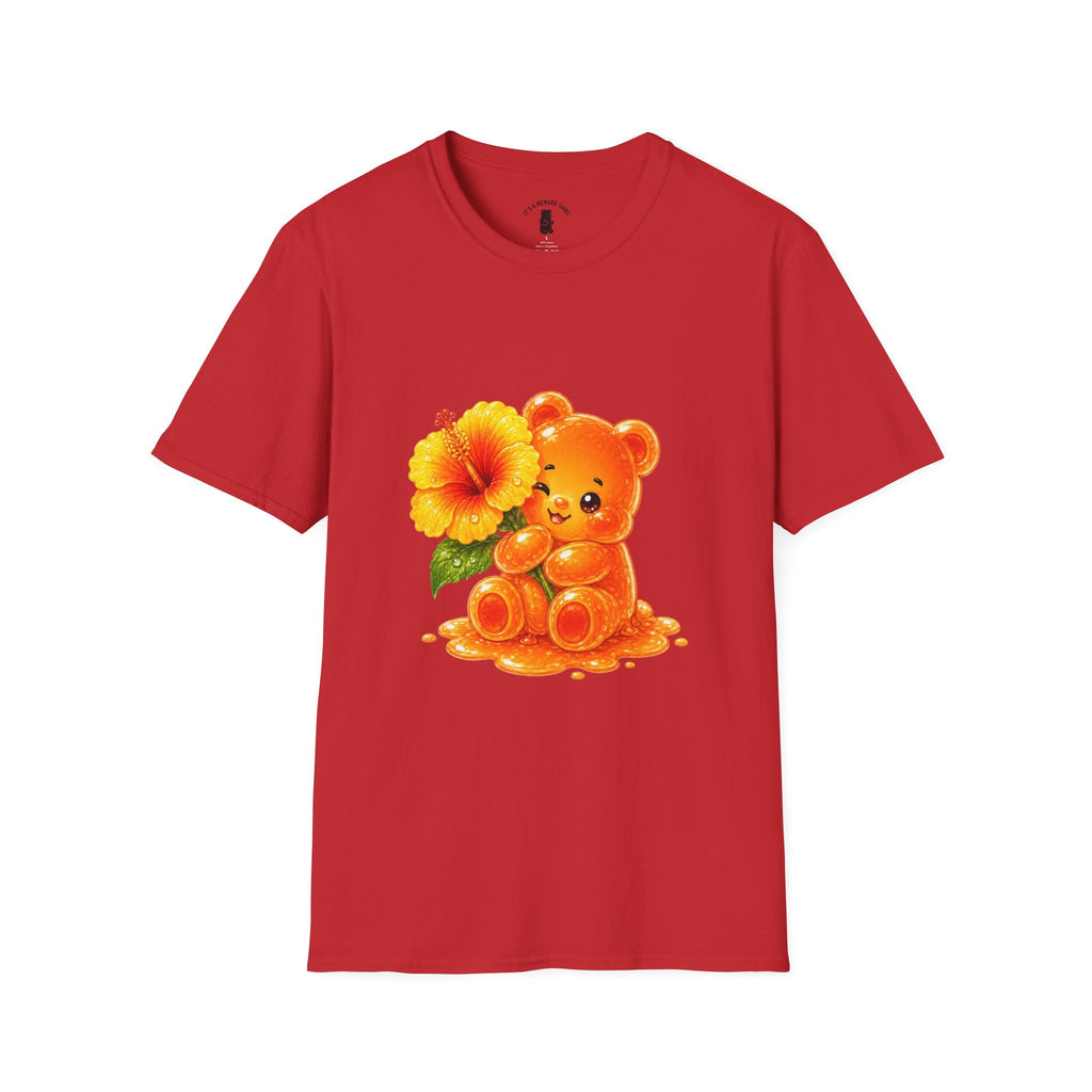 Hello Hibiscus, Orange Oozy Bear Gummy Friend Special Flower Addition- Grap