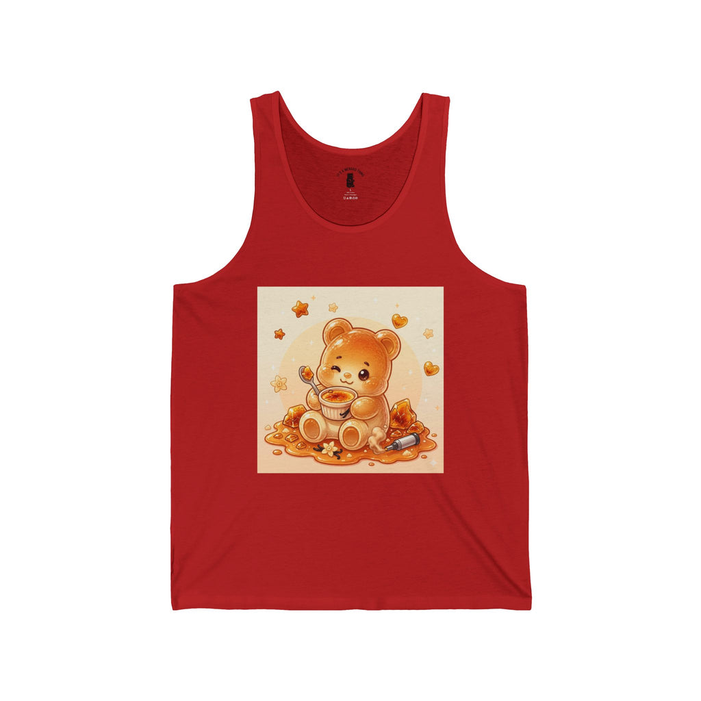 Cream Brulé,  Special Custard Gooey Gummy Bear— Cute Graphic Tank top