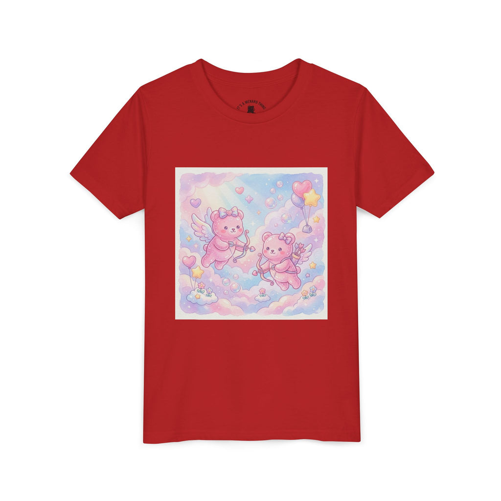 Cherub Angels Gooey Gummy Bear Friends- Hearts Pastel Cloud Graphic