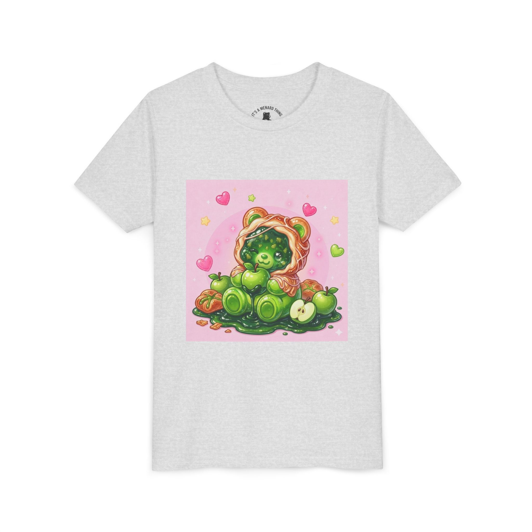 Cute Green Apple Gooey Gummy Danish Bear