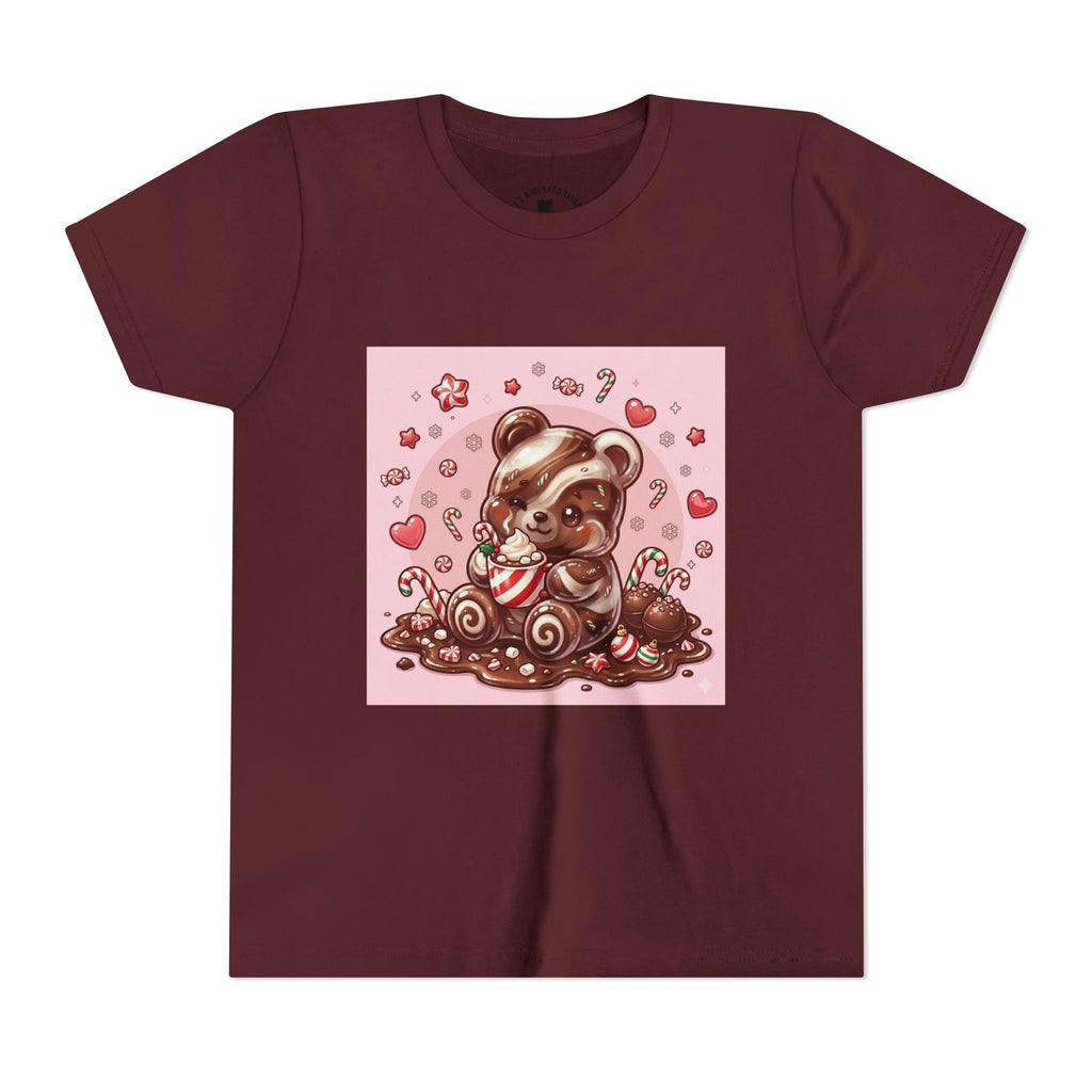 Cute Hot Chocolate Gooey Gummy Bear Holiday Kids Shirt