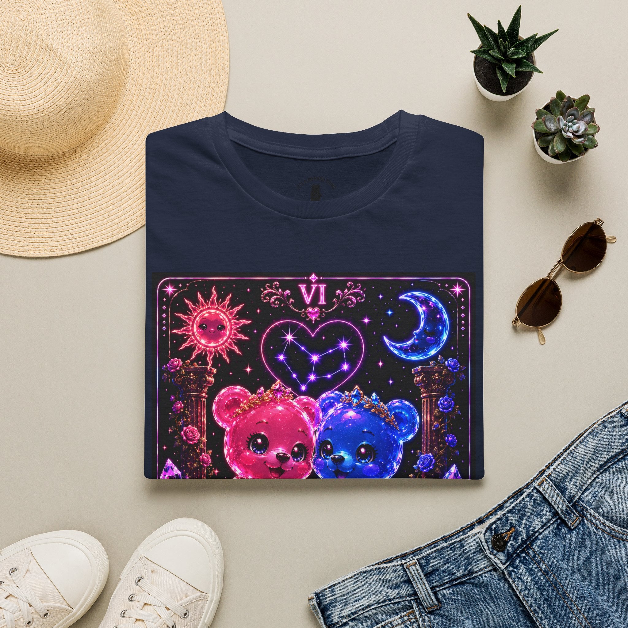 The Lovers Tarot Card Oozy Gummy Bear Special Addition- Graphic Shirt