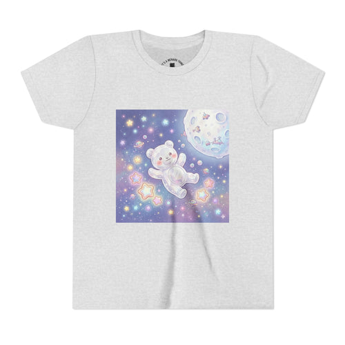 "Float Me to The Moon" Gooey White Crystal Gummy Bear Youth Tee