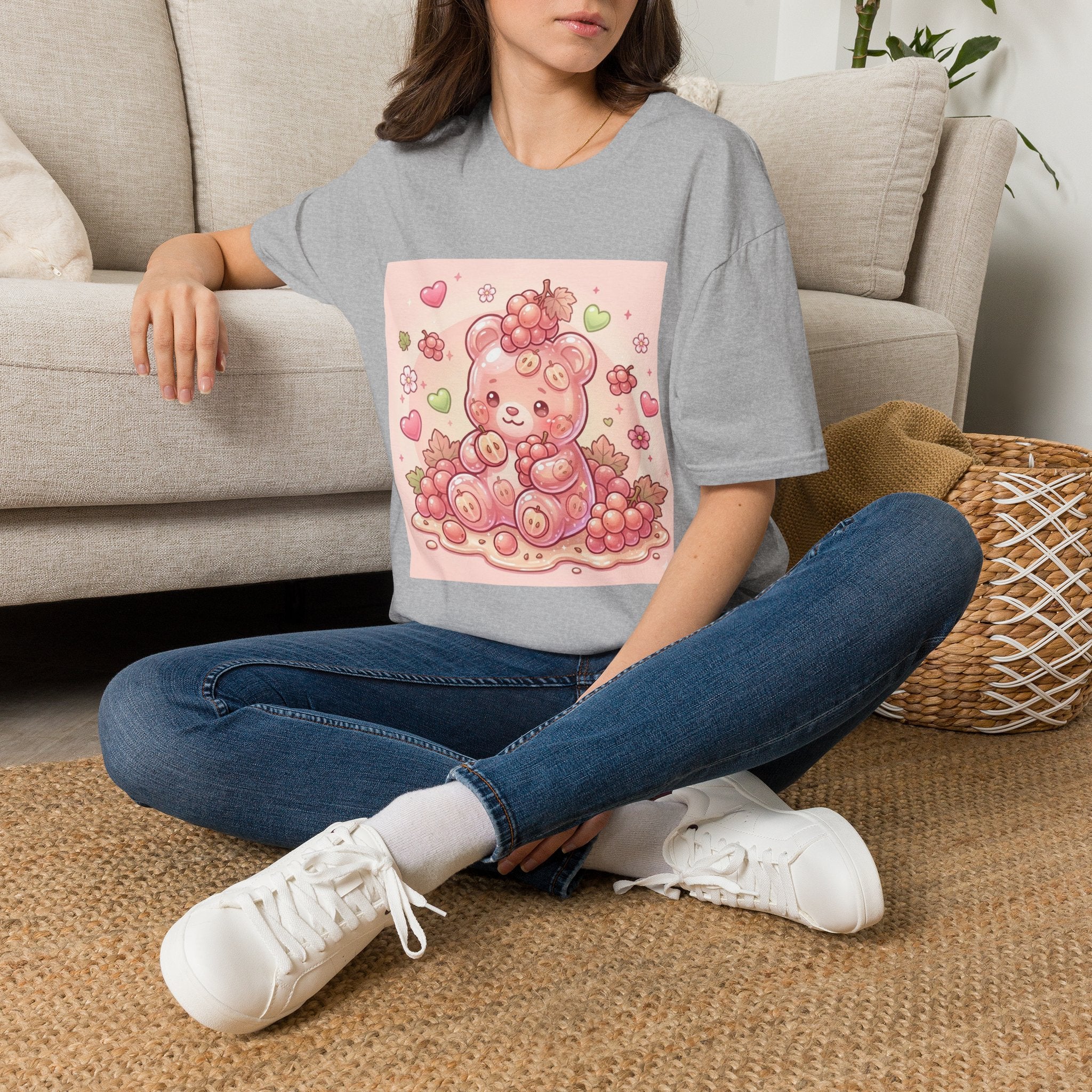 Special Japanese Koshu Pink Grapes, Exotic Oozy Gummy Bear — Cute Graphic Shirt