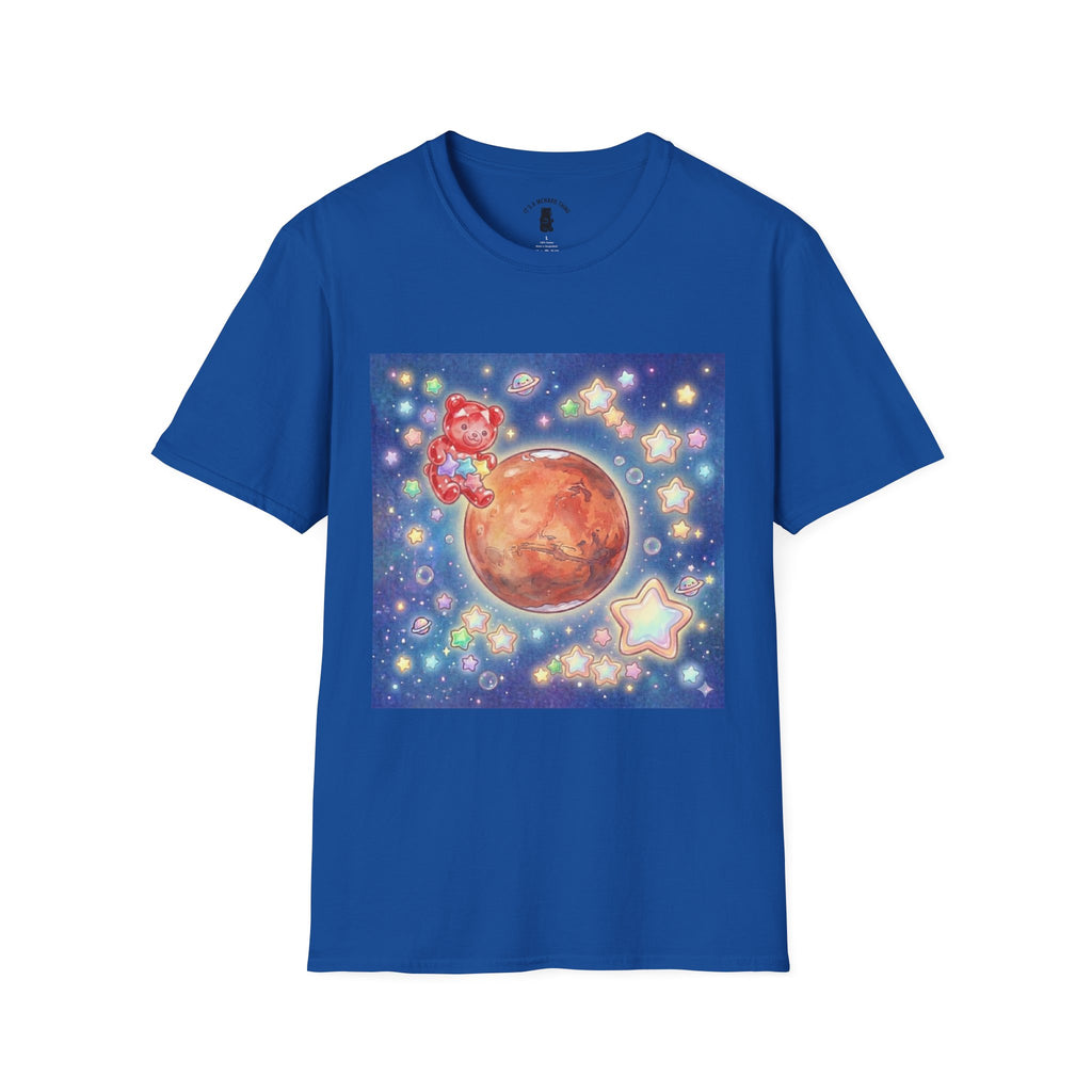 Think of Mars, Red Crystal Gooey Gummy Bear — Space Graphic T-Shirt