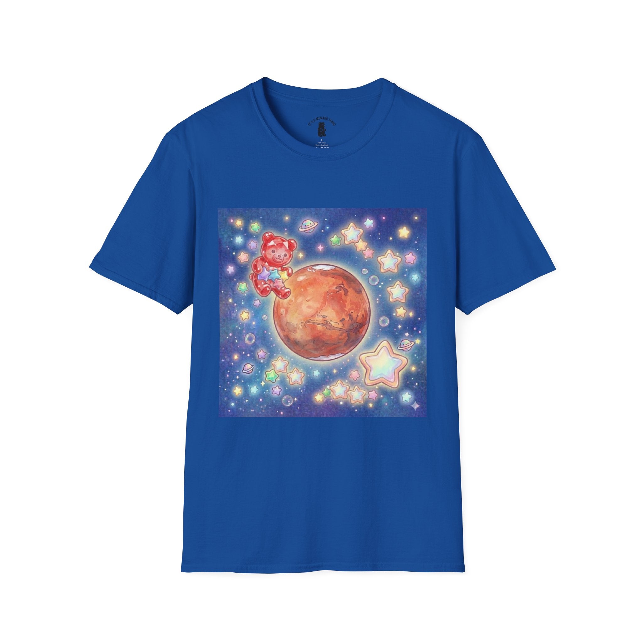 Think of Mars, Red Crystal Gooey Gummy Bear — Space Graphic T-Shirt