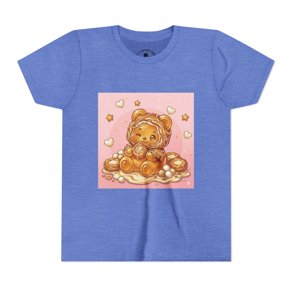 Cheese Danish Gooey Gummy Bear in Puff PJs Graphic Tee